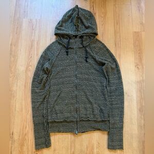 L.G.B. LE GRAND BLEU CAMOUFLAGE MOHAWK ZIP UP HOODIE